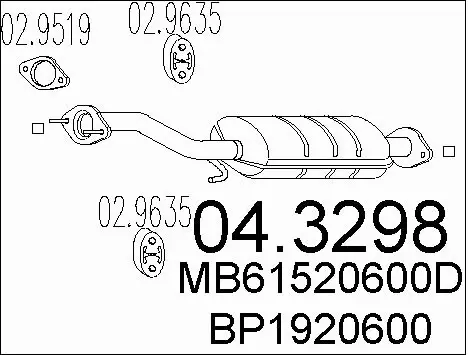 Catalytic Converter (04.3298)