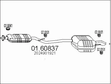 Rear Muffler (01.60837)