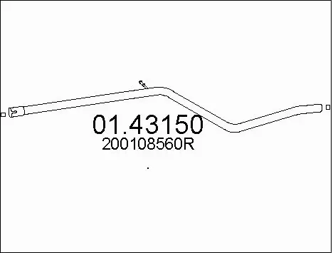 Exhaust Pipe (01.43150)