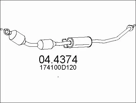 Catalytic Converter (04.4374)
