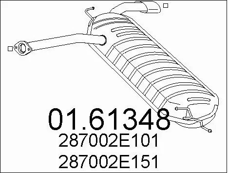 Rear Muffler (01.61348)