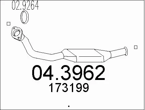 Catalytic Converter (04.3962)