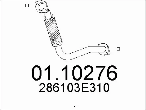 Exhaust Pipe (01.10276)