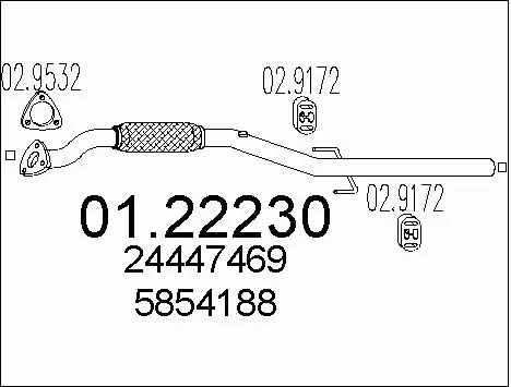 Exhaust Pipe (01.22230)