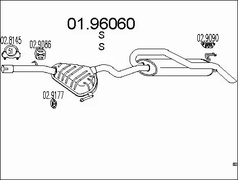 Rear Muffler (01.96060)