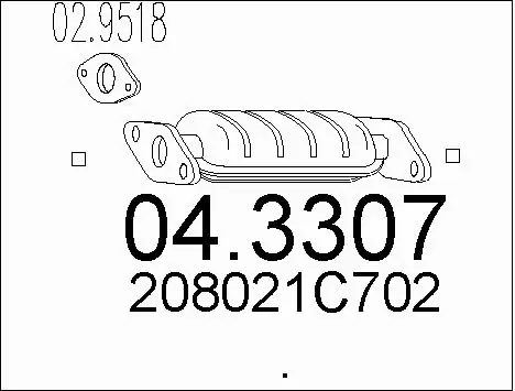 Catalytic Converter (04.3307)
