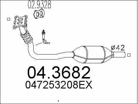 Catalytic Converter (04.3682)