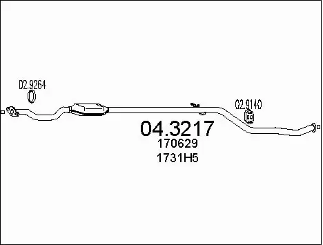Catalytic Converter (04.3217)