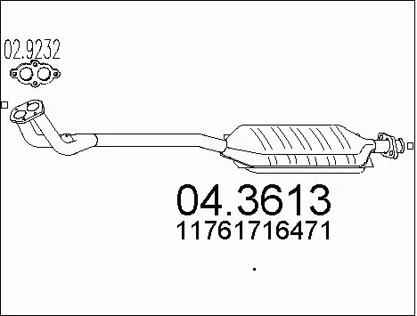 Catalytic Converter (04.3613)