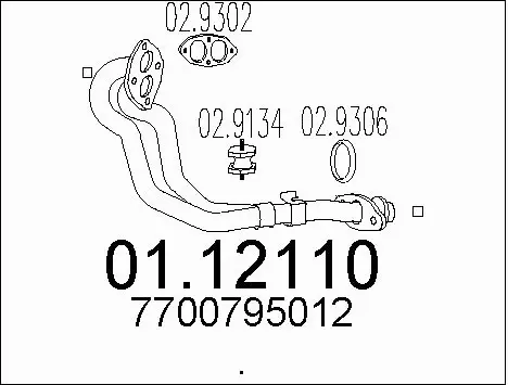 Exhaust Pipe (01.12110)