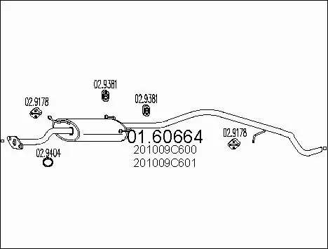 Rear Muffler (01.60664)