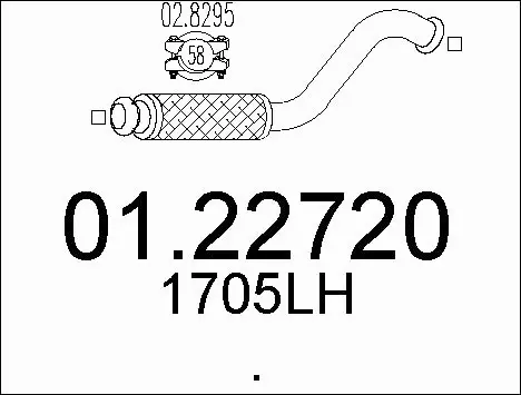 Exhaust Pipe (01.22720)