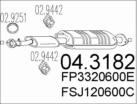 Catalytic Converter (04.3182)