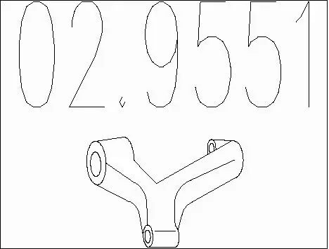 Rubber Buffer, muffler (02.9551)