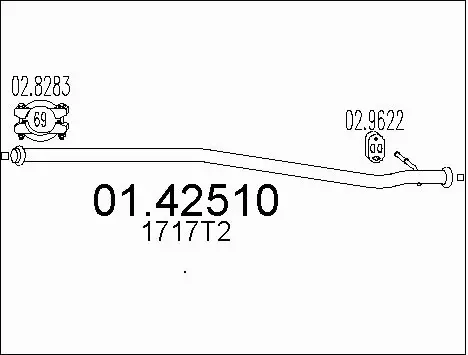 Exhaust Pipe (01.42510)