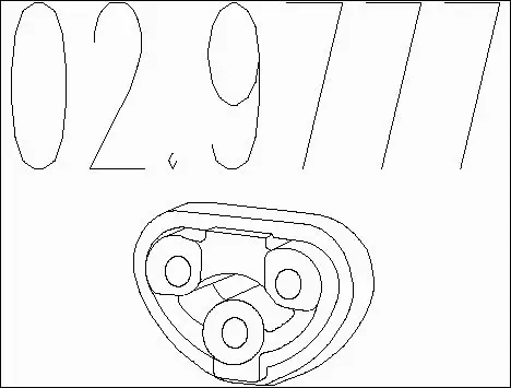 Rubber Buffer, muffler (02.9777)