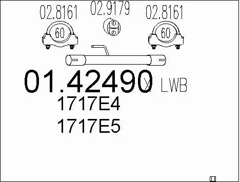 Exhaust Pipe (01.42490)