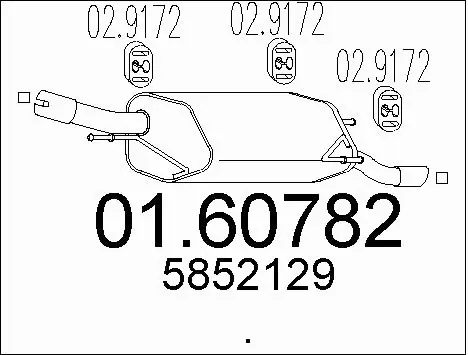 Rear Muffler (01.60782)