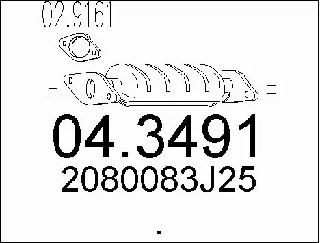 Catalytic Converter (04.3491)