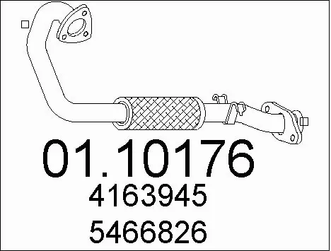 Exhaust Pipe (01.10176)