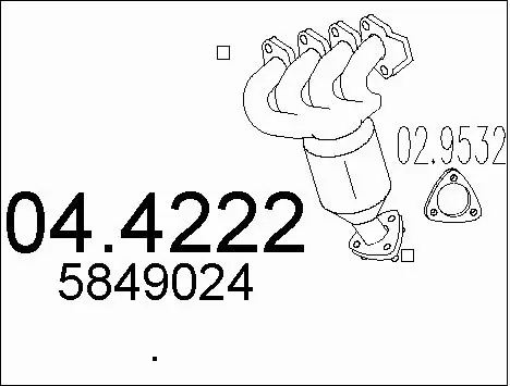 Catalytic Converter (04.4222)
