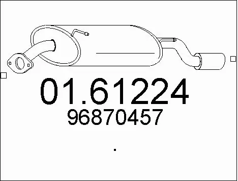 Rear Muffler (01.61224)