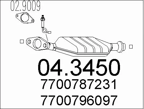 Catalytic Converter (04.3450)