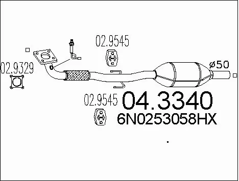 Catalytic Converter (04.3340)
