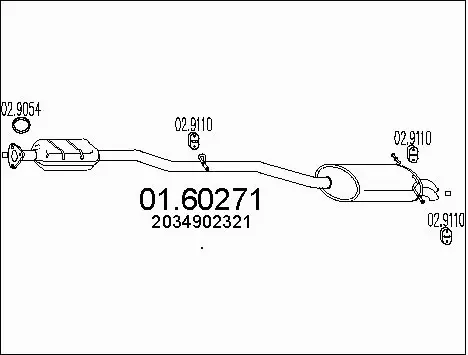 Rear Muffler (01.60271)