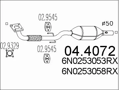 Catalytic Converter (04.4072)