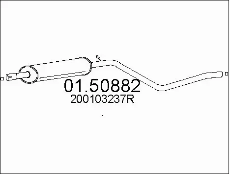 Centre Muffler (01.50882)