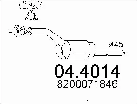 Catalytic Converter (04.4014)