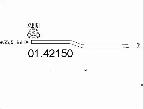 Exhaust Pipe (01.42150)