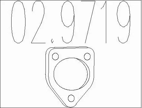 Gasket, exhaust pipe (02.9719)