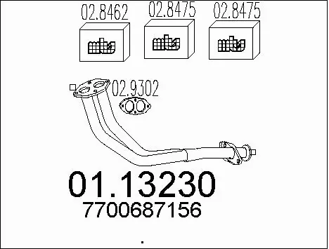 Exhaust Pipe (01.13230)