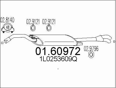 Rear Muffler (01.60972)