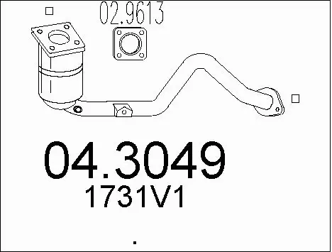 Catalytic Converter (04.3049)