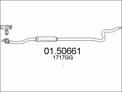 Centre Muffler (01.50661)