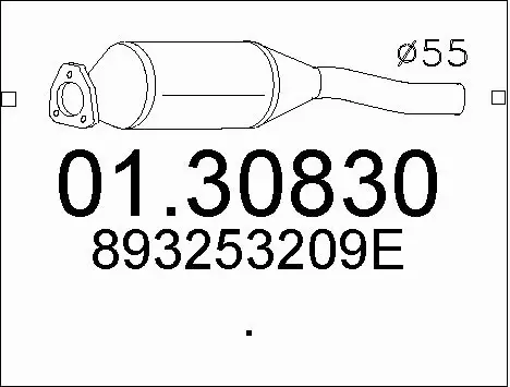 Front Muffler (01.30830)