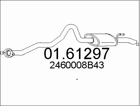 Rear Muffler (01.61297)