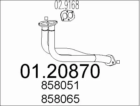 Exhaust Pipe (01.20870)