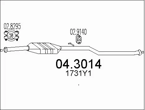 Catalytic Converter (04.3014)