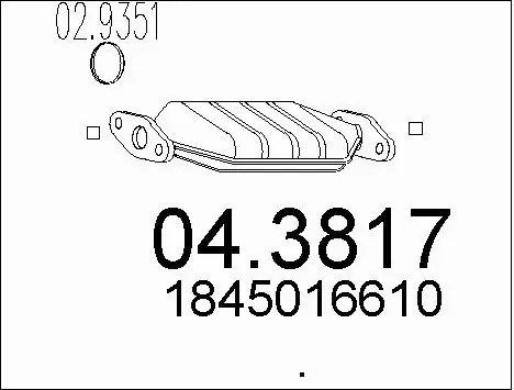 Catalytic Converter (04.3817)