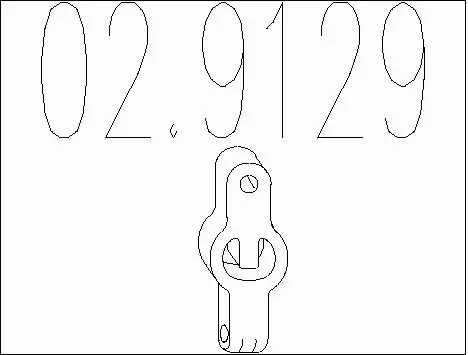 Rubber Buffer, muffler (02.9129)