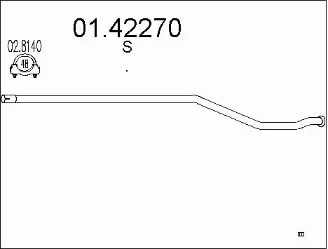 Exhaust Pipe (01.42270)
