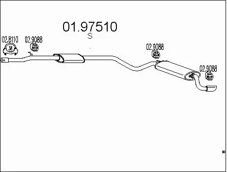 Rear Muffler (01.97510)