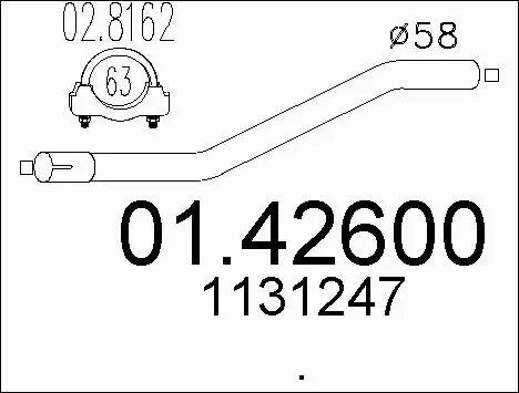 Exhaust Pipe (01.42600)