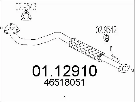 Exhaust Pipe (01.12910)