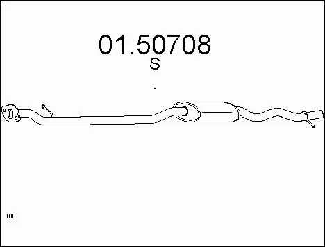 Centre Muffler (01.50708)