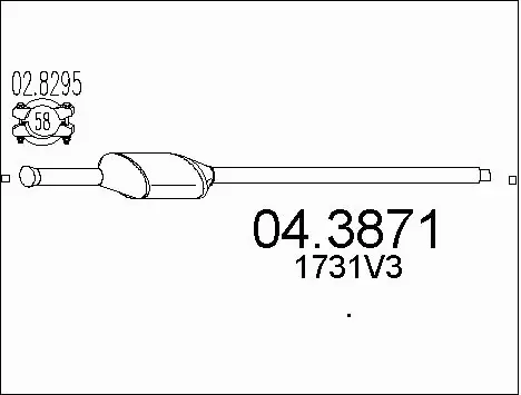 Catalytic Converter (04.3871)